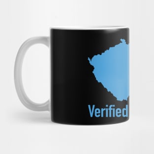 Blue Czech Mug